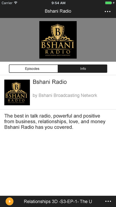 Bshani Radio screenshot 2