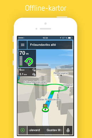 Eniro Navigation - Offline GPS screenshot 4