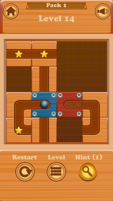 Roll in - Free The Ball Puzzle screenshot 3