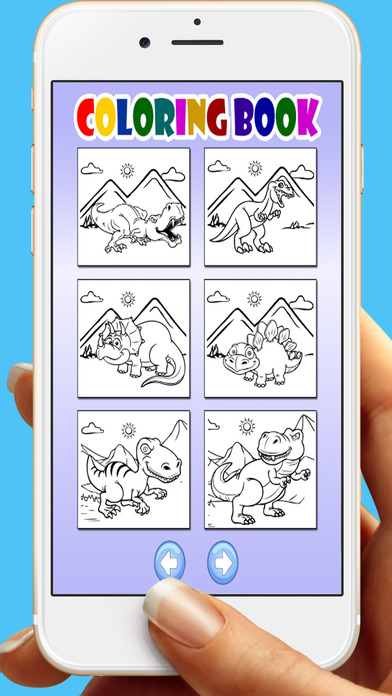 Coloring Book Dinosaurs  Games For Kids screenshot 2