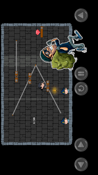 Stealing the diamond in cops and robbers game screenshot 3