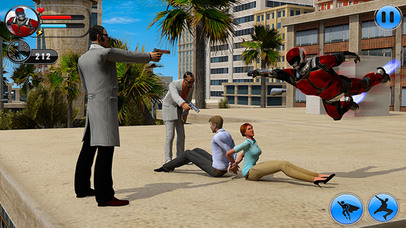 Super Flying Robot: City Lifeguard - Pro screenshot 2