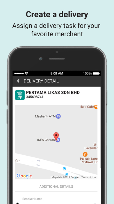Billy-Delivery Tracker screenshot 2