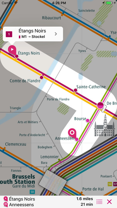 Brussels Rail Map screenshot 3