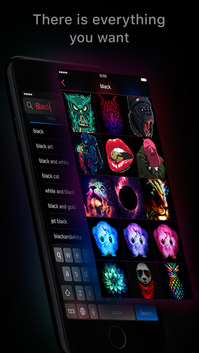 Screenshots of Featured of Wallpapers Cool Backgrounds and Themes for iPhone