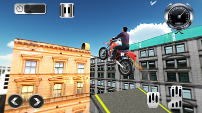 Motorbike Roof Jumping Stunts & Pro Driver Sim screenshot 2
