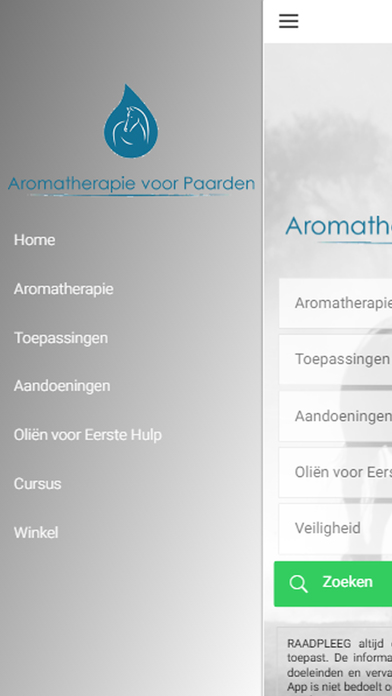 Aromatherapie voor paarden screenshot 4