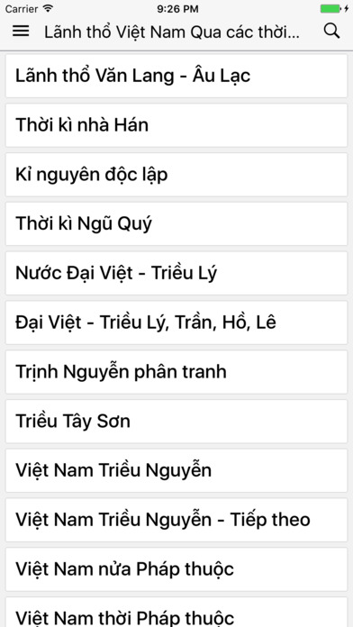 Lich Su Viet Nam screenshot 2