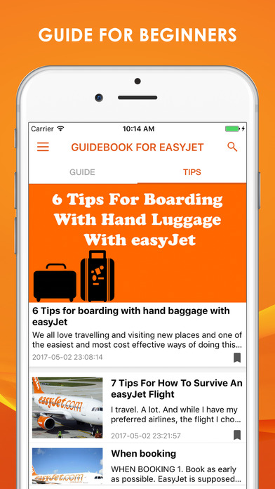 GuideBook for easyJet screenshot 2