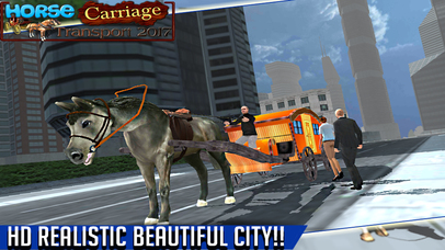 Horse Carriage Transport 3d screenshot 2