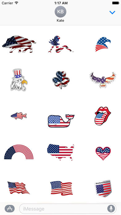 Happy Flag Day 2017 Sticker screenshot 2