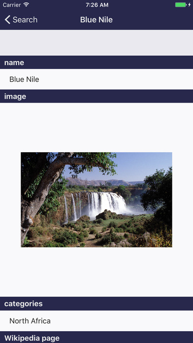 African Rivers: Trivia, Flashcards, Reference screenshot 2