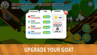Blocky Goat: Farm Survival Full screenshot 4