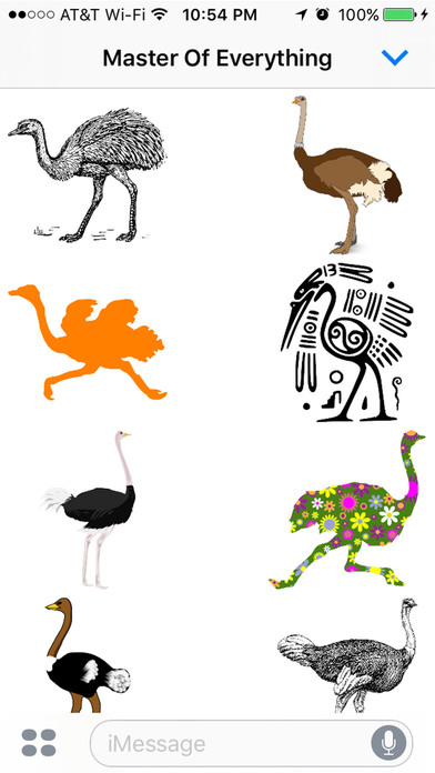 Ostrich Stickers : Stick Your Head in the Sand screenshot 2