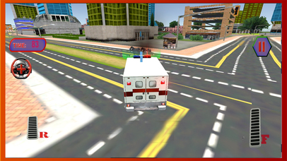 Speed Driving Ambulance Rescue Game 3D - Pro screenshot 2