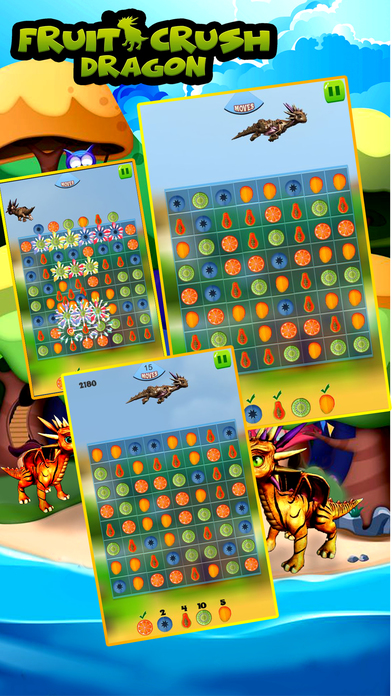 Fruit Crush Dragon screenshot 2