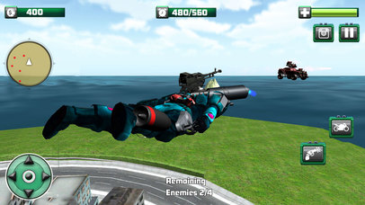 Flying Monster Hero Bike Transform - Pro screenshot 4