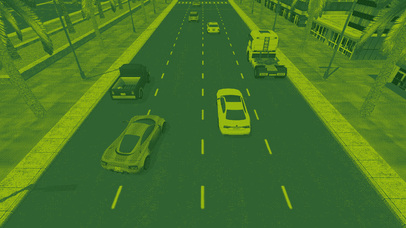Fast Retro Traffic Racing Car screenshot 4