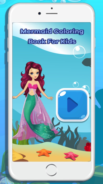 Mermaid Coloring Book for kids screenshot 2