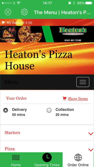 Heaton's Pizza screenshot 3