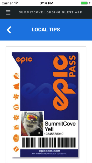 SummitCove Lodging Vacation Guide Guest App screenshot 3