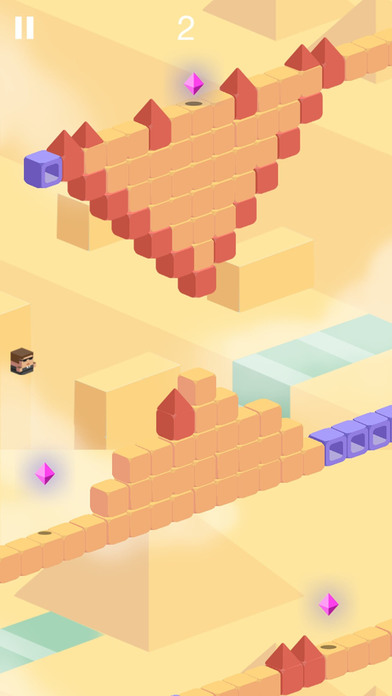 Mini Cube Man Break Bouncerz screenshot 2