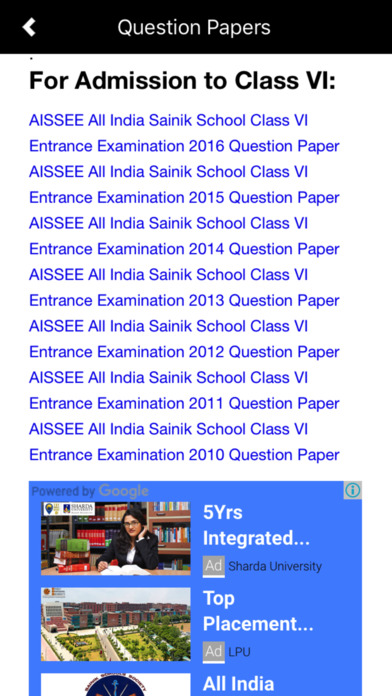 Sainik School AISSEE Exam Papers Practice screenshot 2