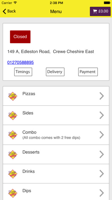 Pizza Haven Crewe screenshot 2