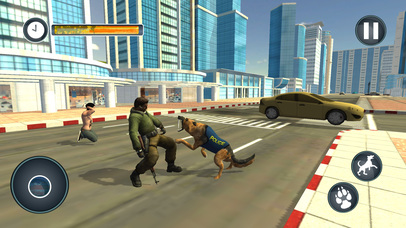 Airport Police Dog Chase Simulator-Crime City Wars screenshot 2