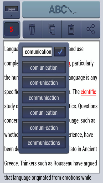 Spell Check - 11 languages screenshot 3