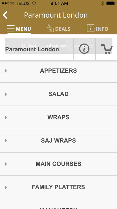 Paramount Fine Foods London screenshot 4