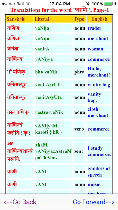 Sanskrit Dictionary screenshot 4