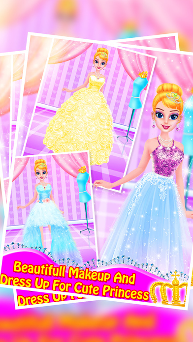 Royal Princess Fashion Makeup & Dress up Salon screenshot 4