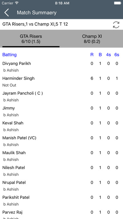 PPL Cricket screenshot 2