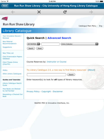 CityU Mobile Library screenshot 2