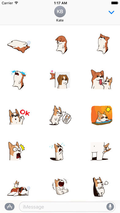 Corgi Puppy Sticker screenshot 2