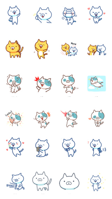 Kawaii cat stickers - useful in variety of ways screenshot 2