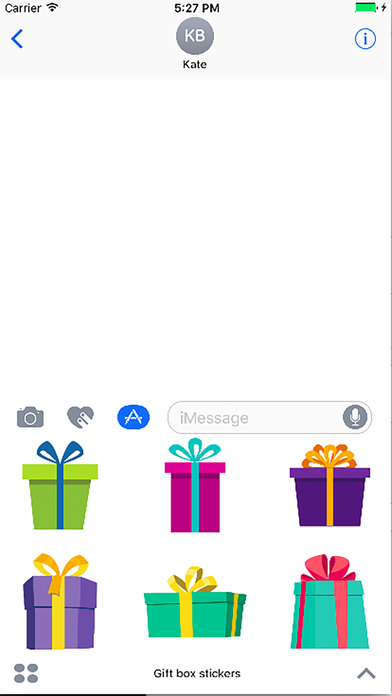 Gift Box Stickers for iMessage screenshot 3