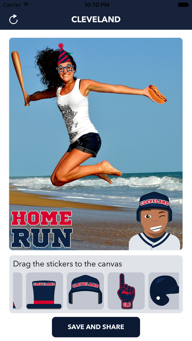 Cleveland Baseball Stickers & Emojis screenshot 3