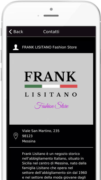 FRANK LISITANO | Fashion Store screenshot 4