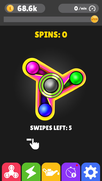 Screenshot 5 Fidget Spinner App-New Tappy Finger hand Simulator