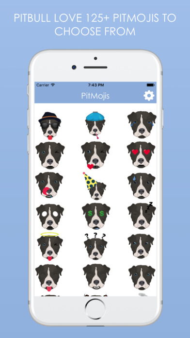 PitMojis - Pit Bull Emoji & Stickers screenshot 3