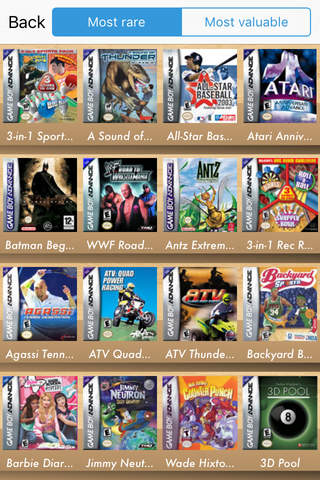 Retro Collector for Gameboy Advance (GBA) screenshot 3