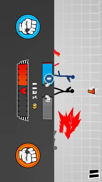 Stickman Fighting-Kill Angry hero War screenshot 2