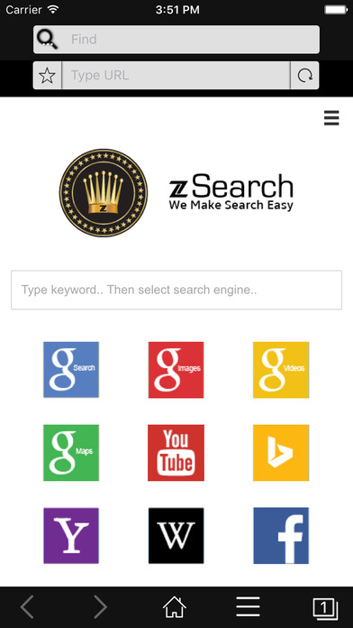 ZSearch screenshot 2