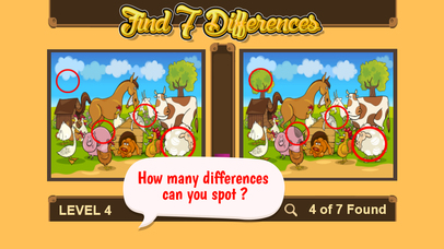 Find Differences Game For Lovely Animals screenshot 4