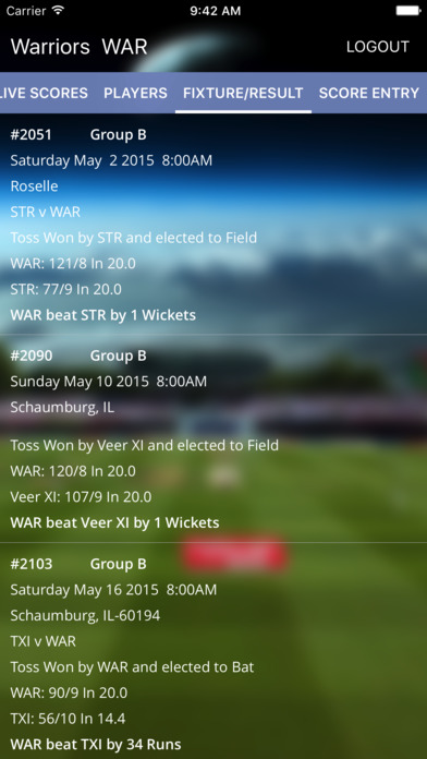 Chicago Twenty20 screenshot 3