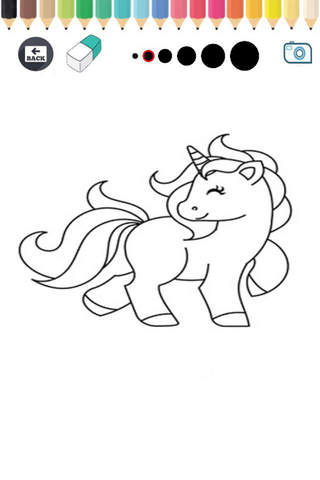 Pony Coloring Book Kids Learn Drawing For Kids screenshot 2