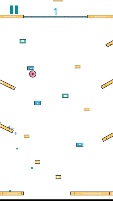 Pixels Blocky Ball Hops screenshot 3