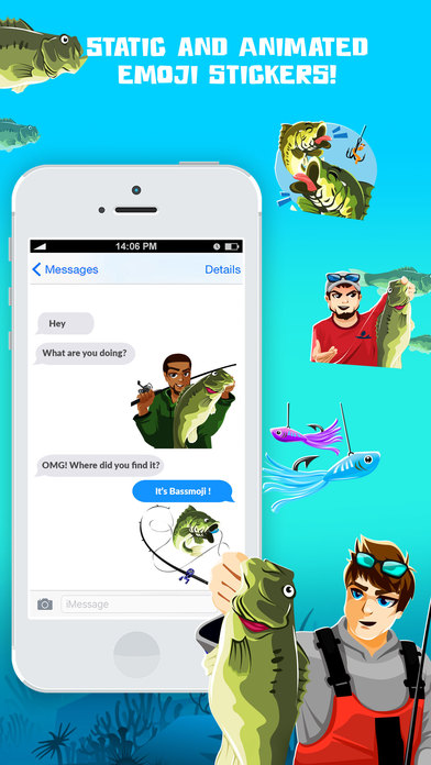 BassMoji – Pro Bass Fishing Emoji & Stickers Pro screenshot 3